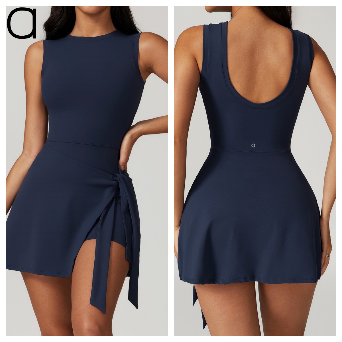 LU Align Lemon A402 Anti-Slip Sports Sports Sports Tennis Robe Yoga Clothing Fiess Running Set Sport Gym Runnings 2024