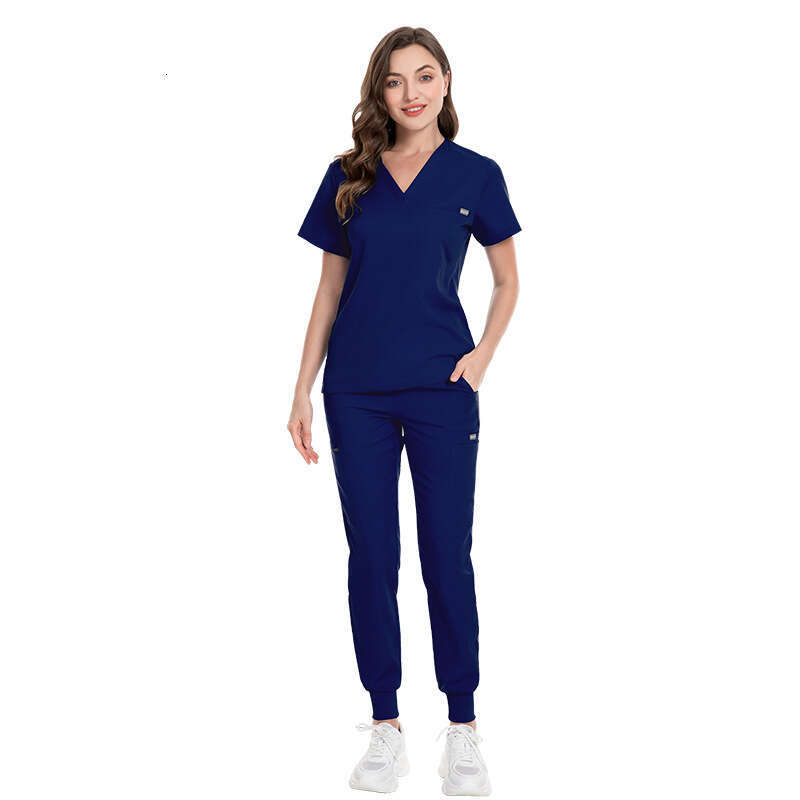 Niaa Hinn Scrubs Set Scrubs Designer Two Piece Set Women Undefined New Arrival Gentle Wind Washable Ventilation Solid New Pattern Leisure Time Sexy No