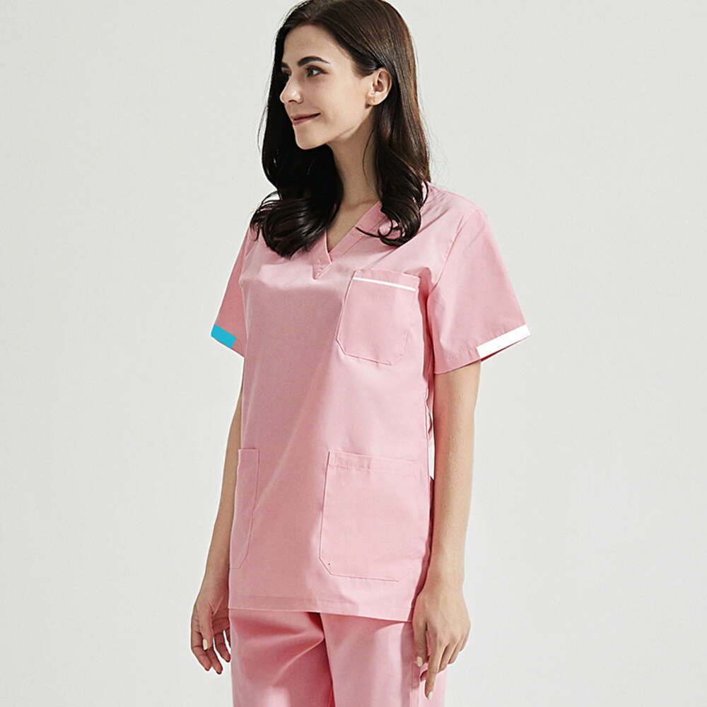 Niaa Hinn Undefined Scrubs for Women Uniform New Arrival Gentle Wind French Ventilation Business Affairs New Pattern Loose Waist Self-cultivation Temp
