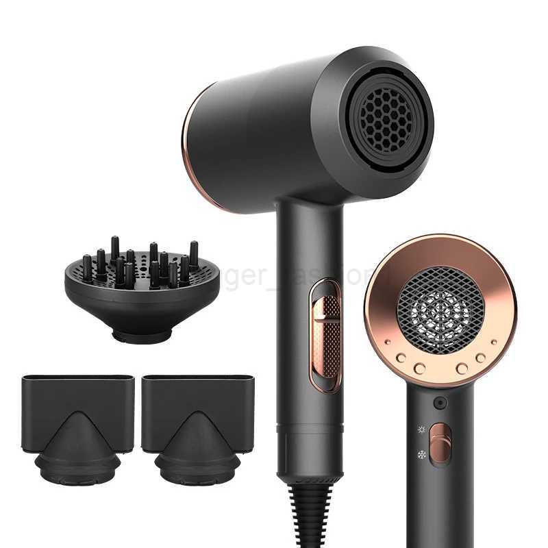 Electric Professional Hair Dryer Salon With Nozzle Ionic Secador Portable Blow Drier Hairstyles And Tools Drying Machine 3In1Bkl240717