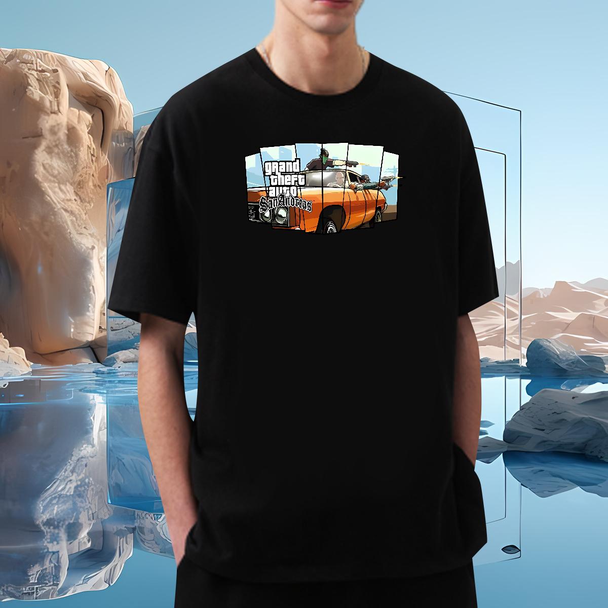 Comfortable Men Clothes T-Shirt racing 230g 100% Cotton Cotton Breathable Soft Sports Casual T-Shirts for Men Skull Wholesale Top Tees