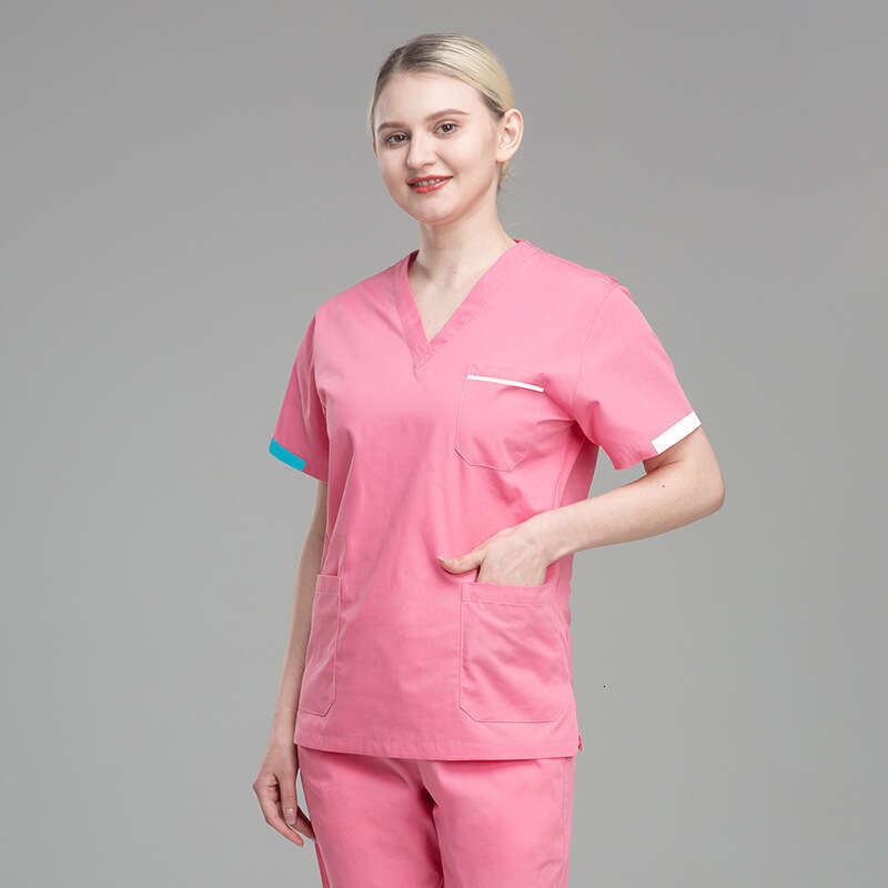 Niaa Hinn Undefined Scrubs for Women Uniform New Arrival Gentle Wind French Ventilation Business Affairs New Pattern Loose Waist Self-cultivation Temp