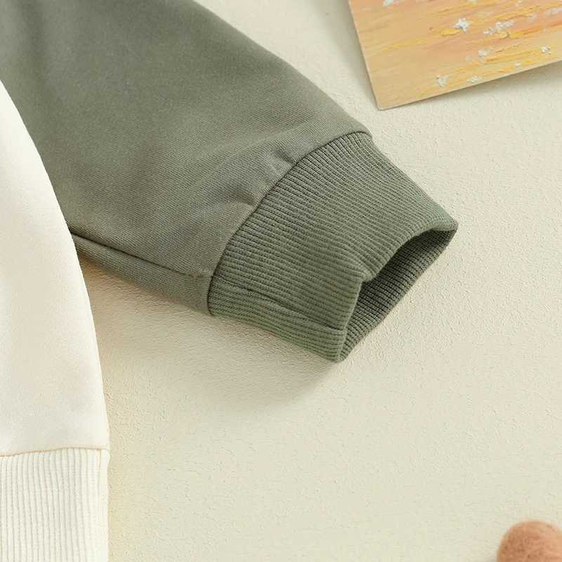 Clothing Sets Baby Boys Clothing Sets Children Sweatshirt Kids Clothes Baby Contrast Color Long Sleeve Pullover Tops+ Pant Suits 2pcs