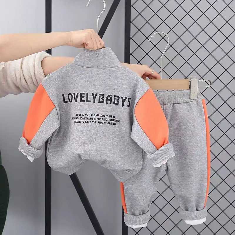Clothing Sets Childrens Clothing Boys Spring And Autumn Clothing Set 2023 New Clothing Baby Handsome Childrens Sports Two-piece Set trendy