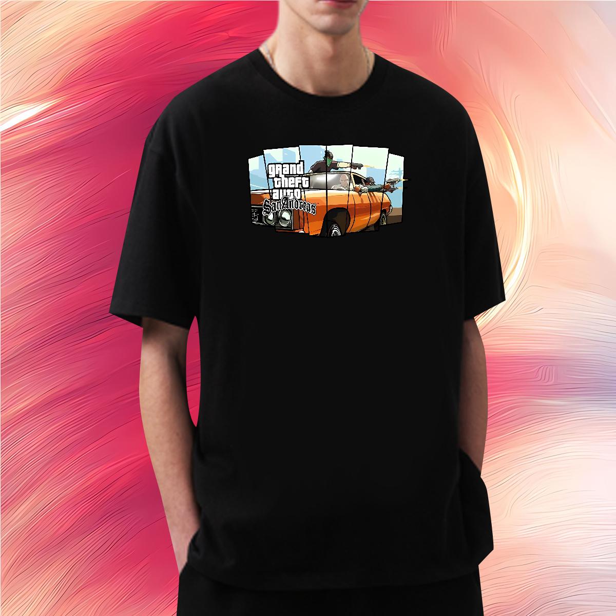 Classic Men Tees racing 100% Cotton 230g Cotton O Neck Short Sleeves Outdoor T shirt DIY Anime New Designer Tee Shirt