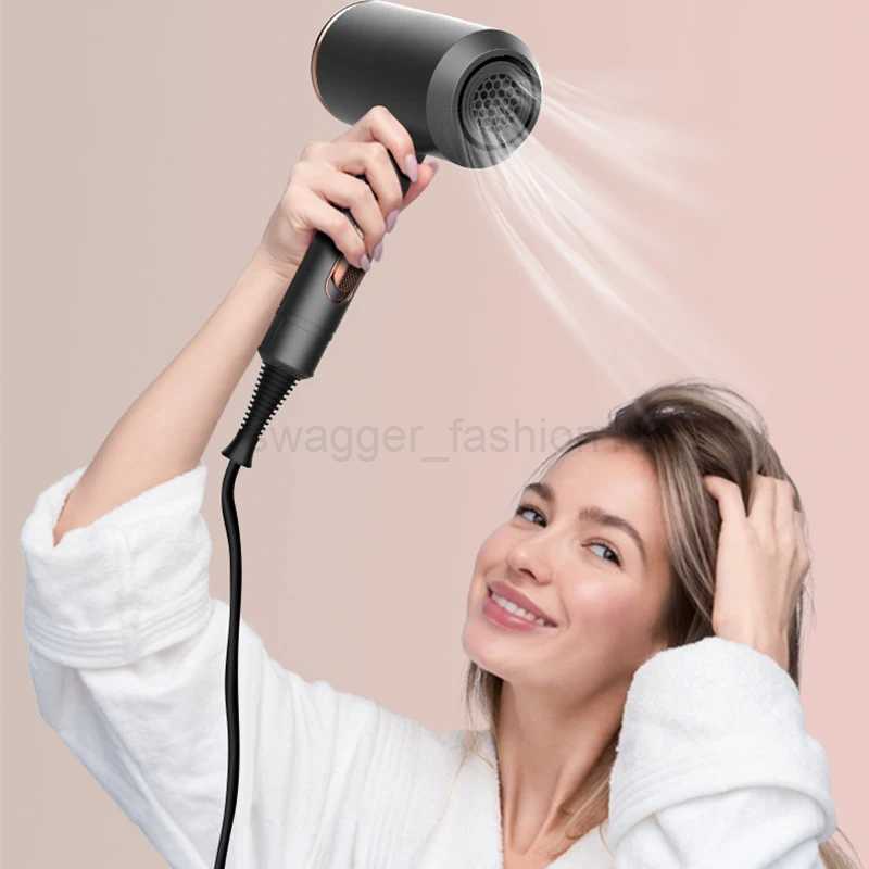 Electric Professional Hair Dryer Salon With Nozzle Ionic Secador Portable Blow Drier Hairstyles And Tools Drying Machine 3In1Bkl240717