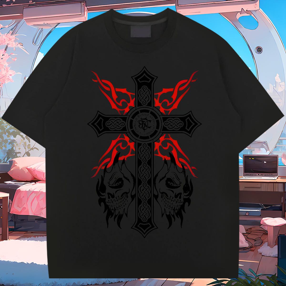 Wholesale T Shirt For Man fathion 100% Cotton 230g DIY Logo Oversized Mens Tshirts Spring Summer Crew Neck Cotton Soft Tops