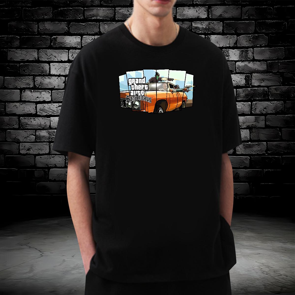 Factory Direct T shirt racing 100% Cotton 230g Custom Big Size Daily Wear Men Tees Breathable Crew Neck Cotton Loose Fit