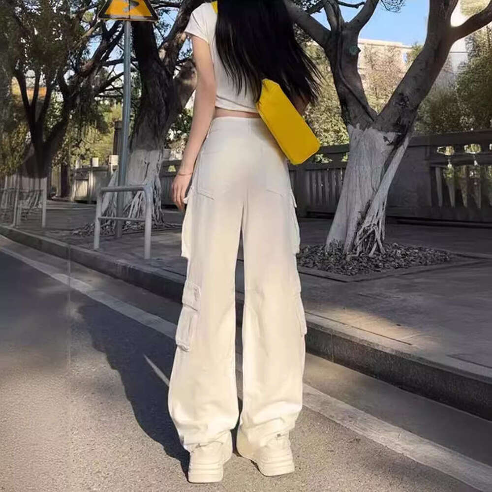 Trendy Brand Jeans for Women, 2024 Spring/summer New Style, American High Street Heavy Industry Graffiti Multi Pocket Workwear Pants Half Pants for Me