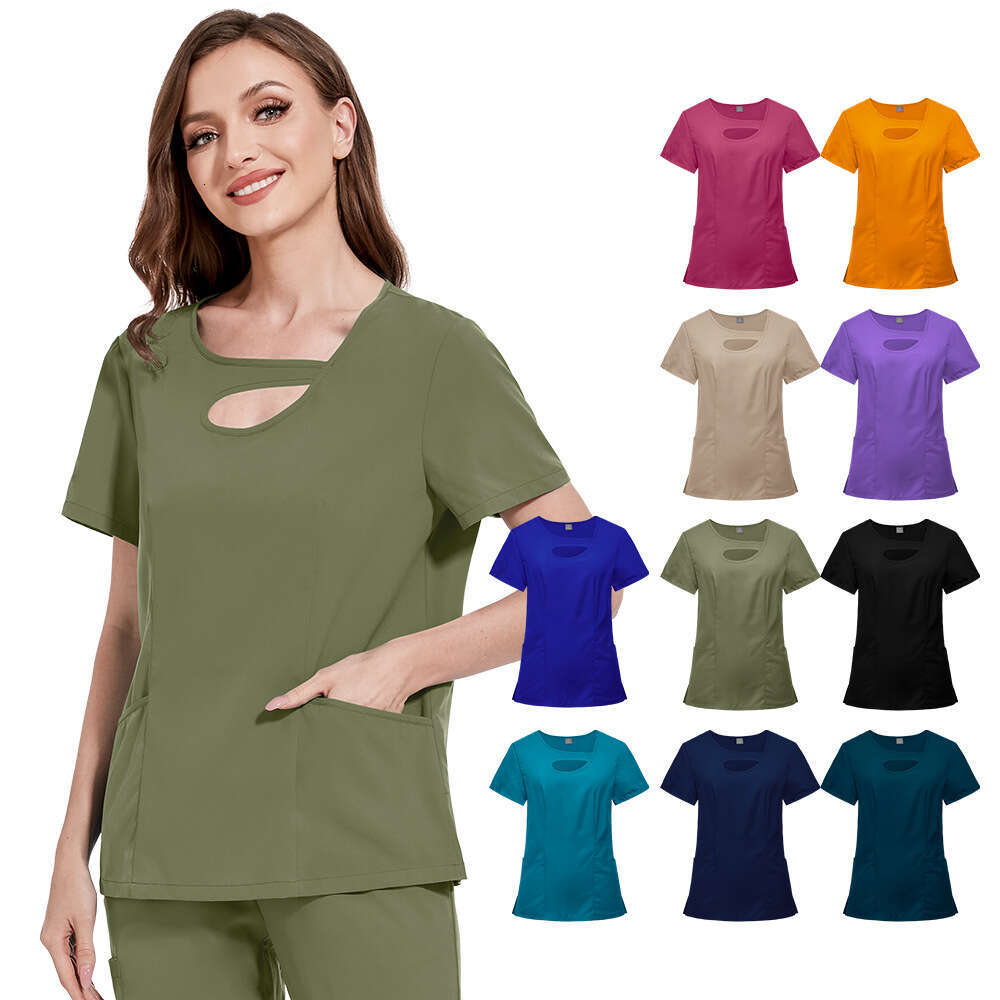 Niaa Hinn Scrubs Set New Arrival New Product Non-ironing High Elasticity French Washable Gentle Wind Versatile Leisure Time Loose Novelty Temperament