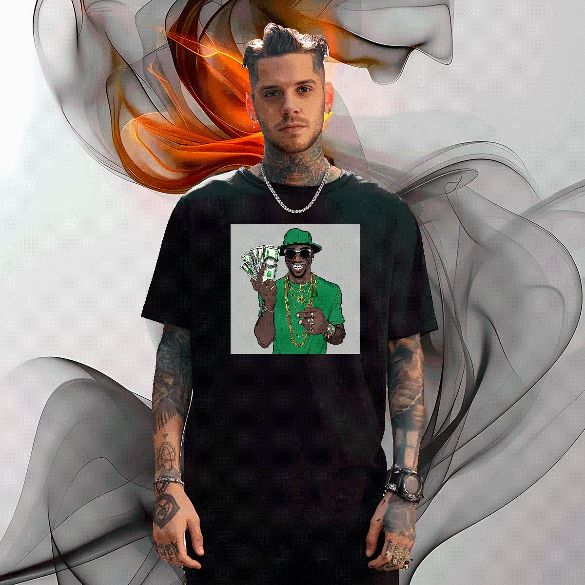 Loose Men Clothes T-Shirt XH 230g Cotton 180g Cotton Street Wear T-Shirts Custom Print Plus Size Stylist Tops Tees