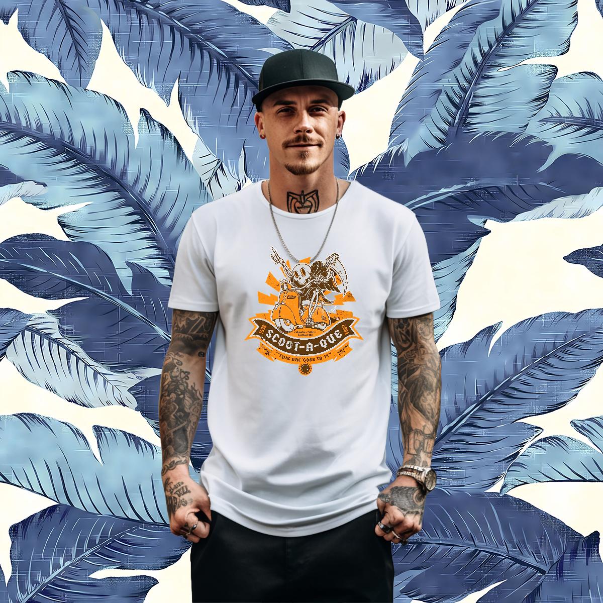 New Arrival T-Shirts Skeleton 100% Cotton 230g Custom Print Plus Size Daily Wear Tshirts Round Neck Short Sleeve Soft