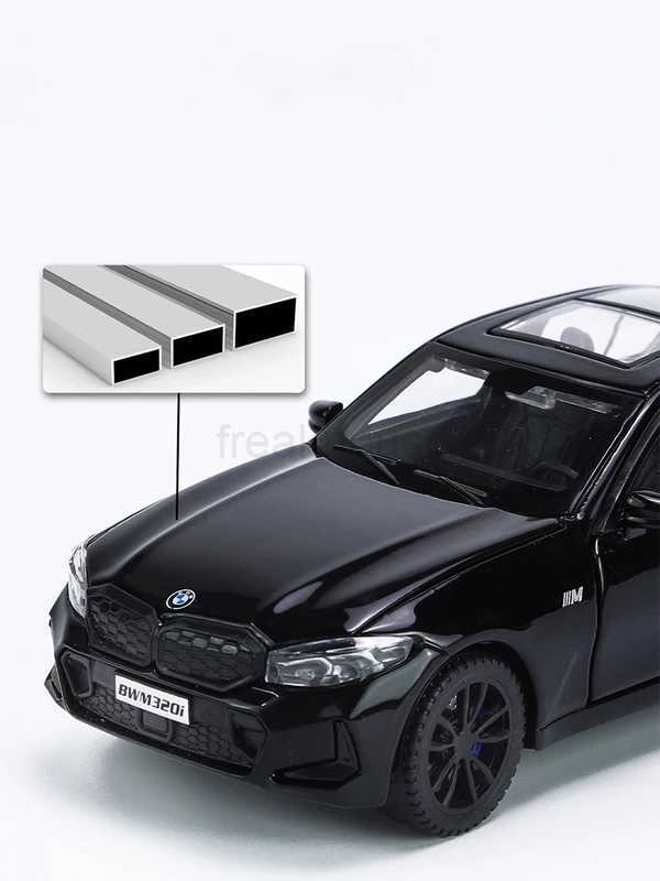 1 32 BMW 320i THE 3 G20 2023 Alloy Model Car Toy Diecasts Casting Sound and Light Car Toys For Children VehicleCL240717