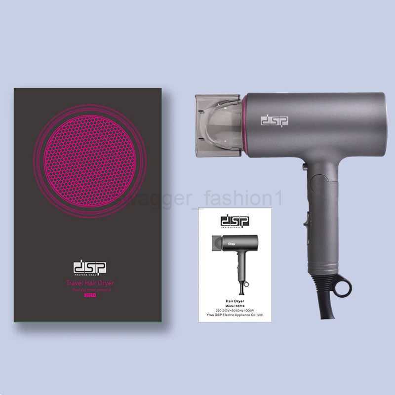 2021 New Original DSP Portable Anion Hair Dryer Nanoe Water ion hair care Professinal Quick Dry 1000W Travel Foldable HairdryerBkl240717
