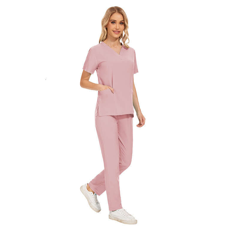 Niaa Hinn Scrubs Set Undefined Scrubs New Product French Washable Show Thinness Non-ironing Gentle Wind Printing Ventilation New Pattern Leisure Time 