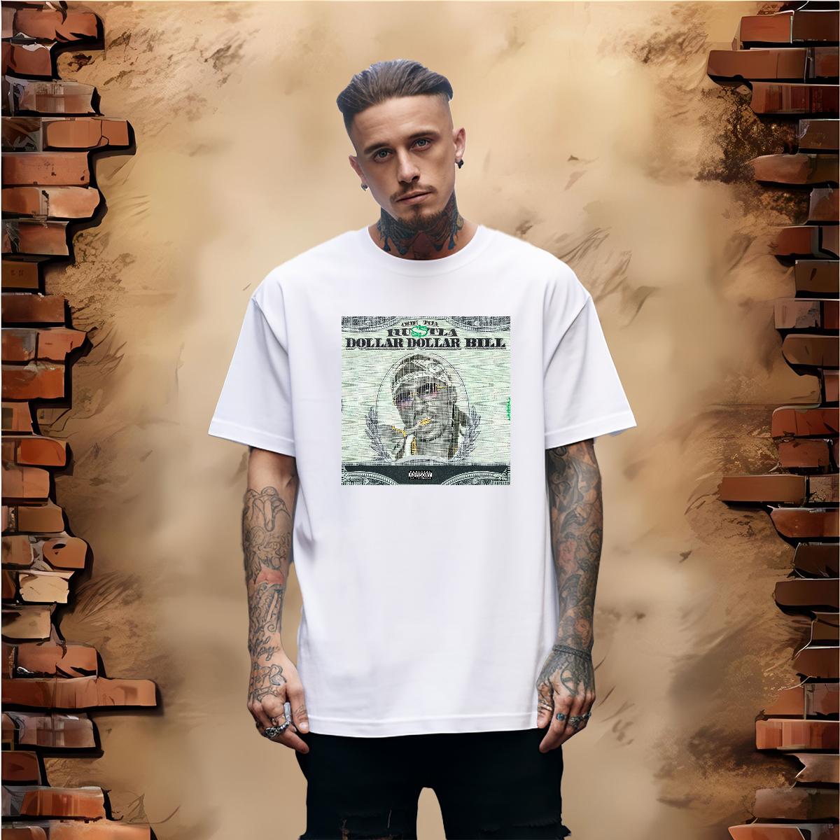 5A Men Tops Tees XH 100% Cotton 230g Breathable Crew Neck Sports Casual T shirt Oversized 3XL 4XL DIY Customized Clothes