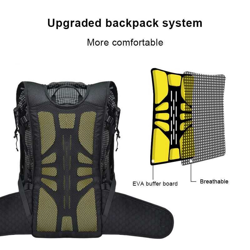 Outdoor Bags Anmeilu Mountaineering Backpack 30L Large Capacity Men Women Outdoor Travel Hiking Off-road Lightweight Sports Backpack z240717