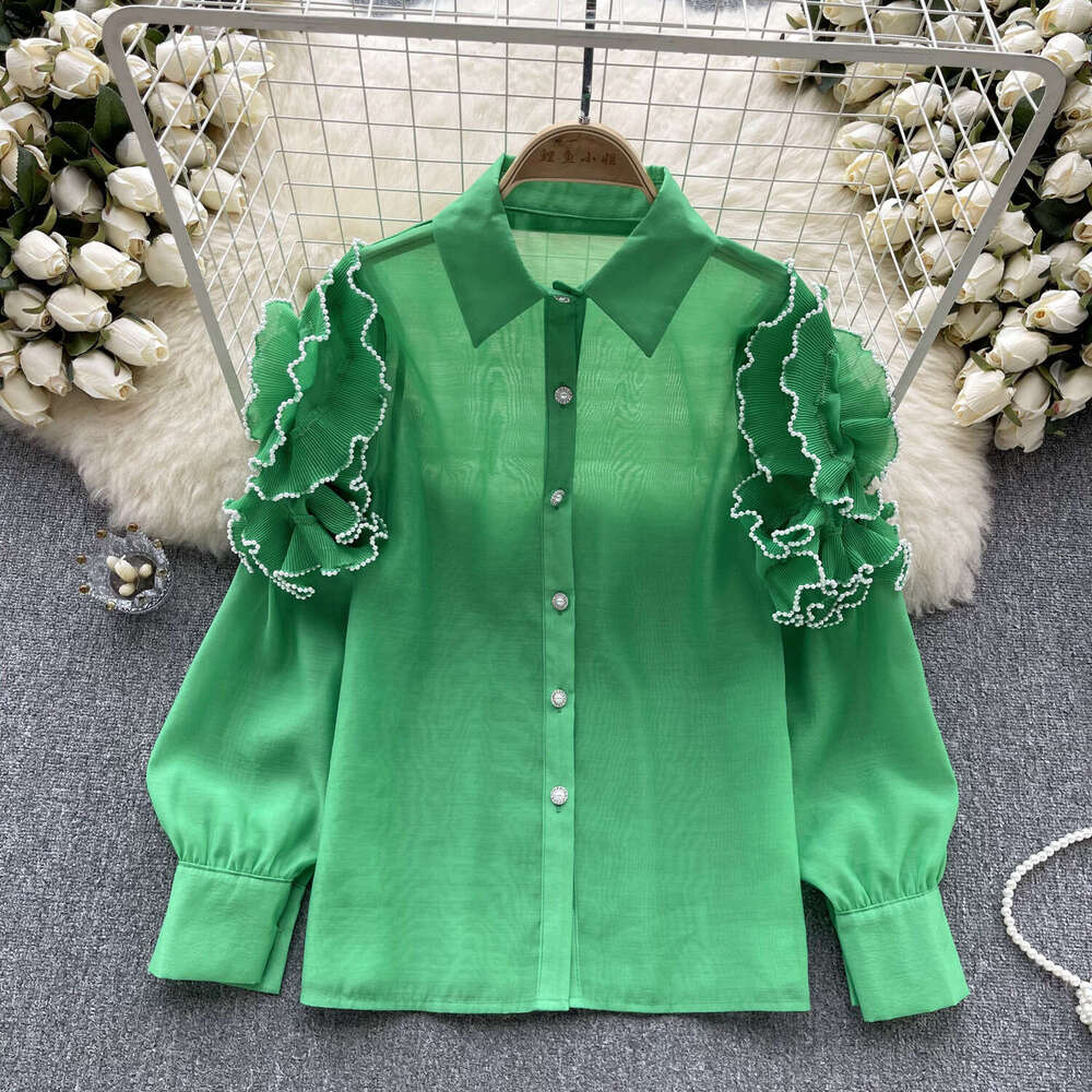 Tops Women New Merchandise Best Saller Female Summer Slim Crop Top Casual Long Sleeve Tee Shirts Long-sleeved Brushed Chiffon Backless Women's T 