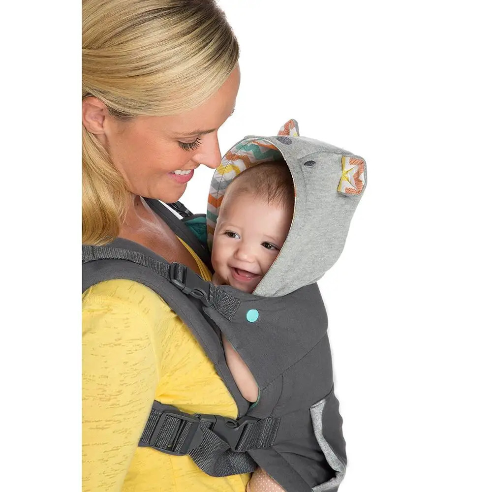 Baby Shoulder Strap Portable Children Backpack Thicken Ergonomic Hoodie Kangaroo 240710