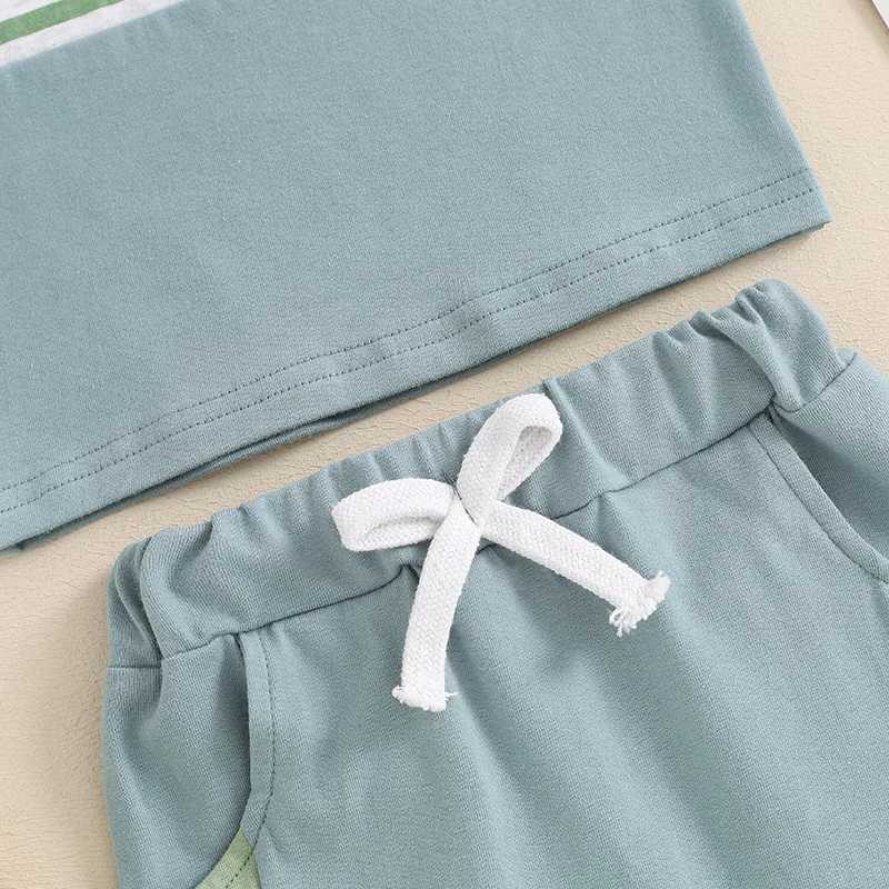 Clothing Sets Toddler Infant Kid Baby Boy Clothes Sets Soft Contrast Colors Sleeveless Tank Tops Elastic Shorts Summer Outifts Clothing