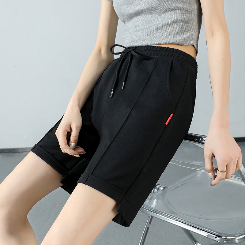 Sports shorts for women wearing out 2024 new loose casual versatile summer thin pants, plus size home sleepwear trend