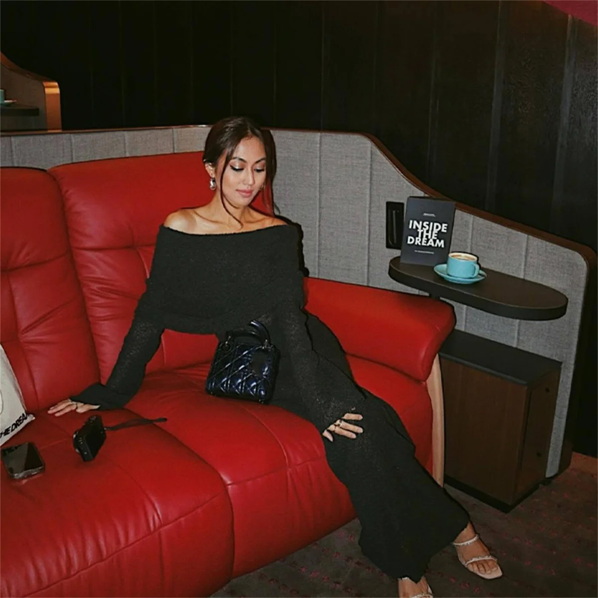 Slim Knitted Sexy See Through Dresses Hollow Out Off The Shoulder Maxi Dress Women Summer Lady Beach Vacation Vestidos 240715