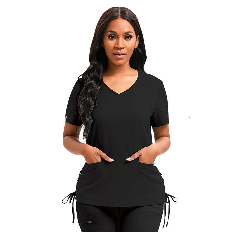 Niaa Hinn Scrubs for Women Uniform Scrubs Scrubs New Arrival High Elasticity Non-ironing French Leisure Time Ventilation Temperament Linen
