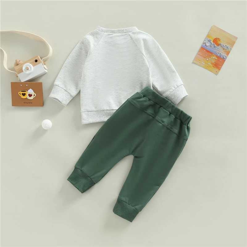 Clothing Sets Toddler Infant Boys 2pcs Tracksuit Outfits Autumn Solid Color Long Sleeve Sweatshirt and Casual Pants Baby Clothing Suit