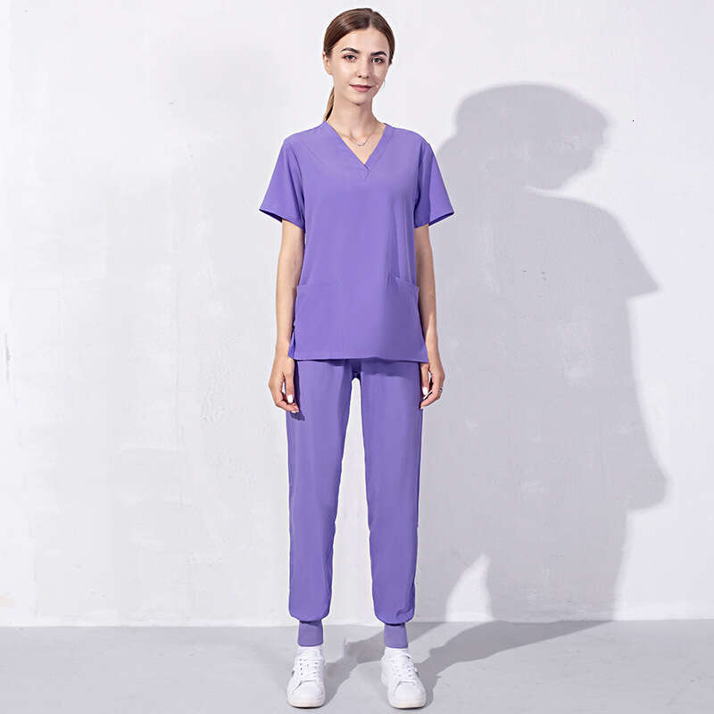 Niaa Hinn Scrub Set New Arrival New Product Show Thinness Non-ironing Long Washable Leisure Time Business Affairs Temperament Short Loose