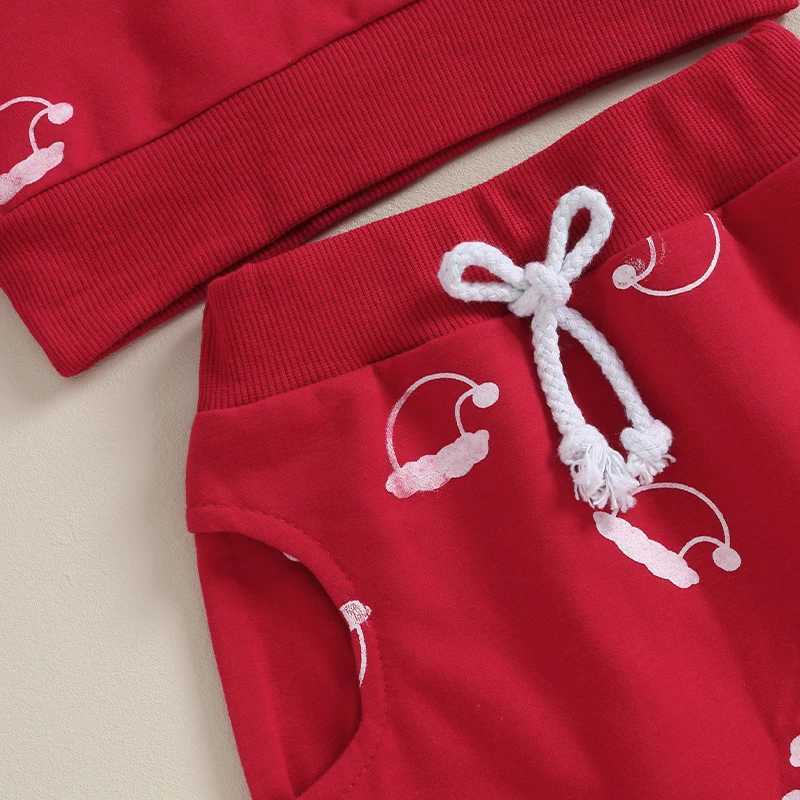 Clothing Sets Fashion Toddler Baby Boys Girl Fall Clothes Sets Baby Girl Clothing Set Kids Xmas Hat Print Sweatshirt Pants 2Pcs Suits Outfits