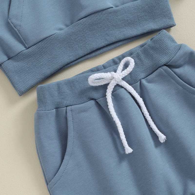 Clothing Sets Autumn Baby Boy Girl Clothes Set Newborn Infant Tracksuit Outfits Long Sleeve Solid Color Casual Hoodies Tops Pant Clothing