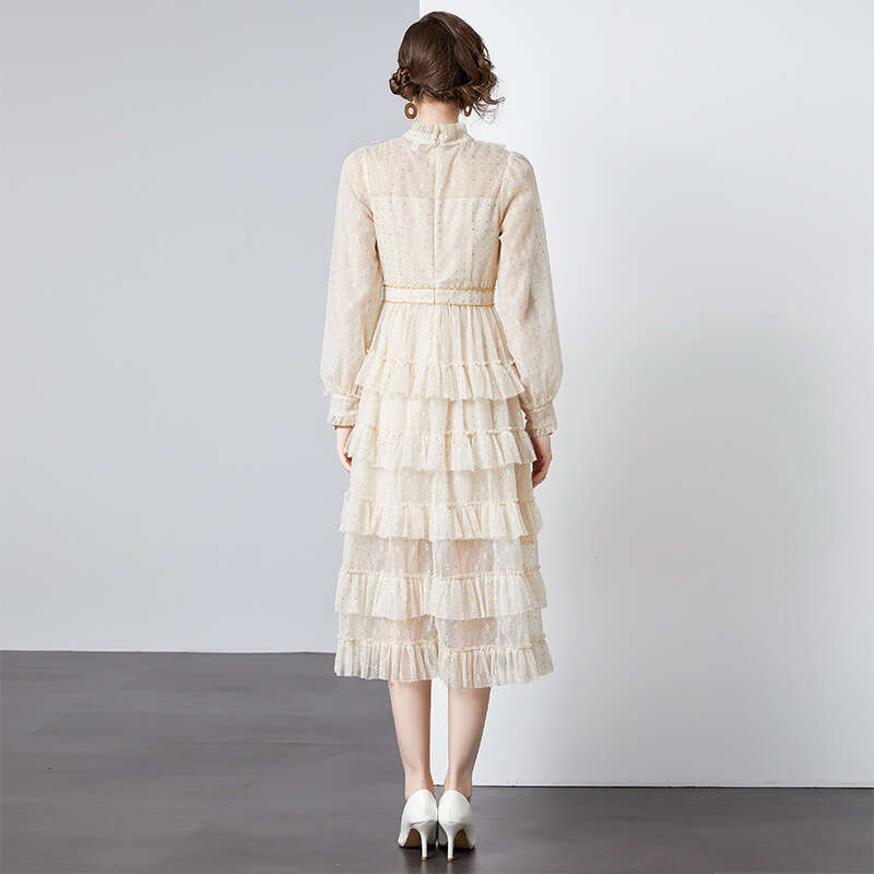 French Fairy Long Elegant Small Fragrance Cake High Grade Girl, Celebrity Banquet Party Dress, Skirt Sexy Temperament Pregnant Womens Dress BOHO DRESS