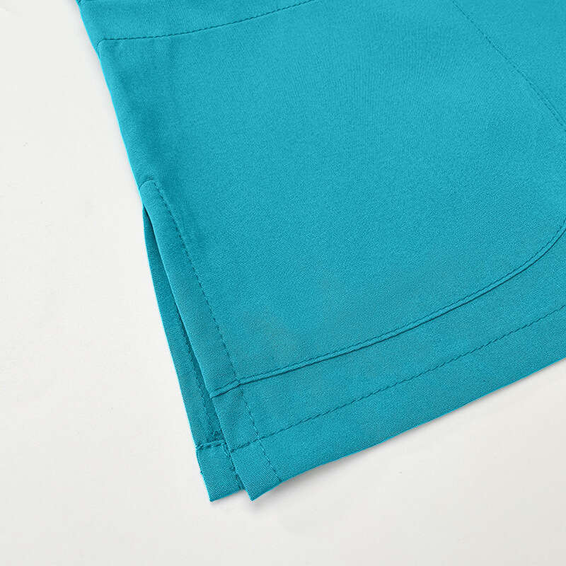 Niaa Hinn Scrub Set Zip Up New Arrival French Gentle Wind Popular Temperament Sexy Loose Linen