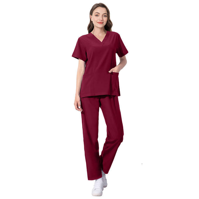 Two Piece Set Women Designer Two Piece Set Women Scrubs Zip Up New Product New Arrival French Long Printing Popular Solid Waist Linen Self-cultivation