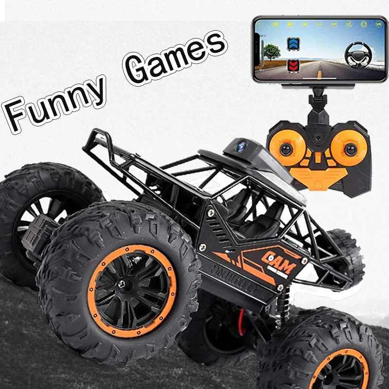 Free shipping Funny WiFi RC Cars with Camera Electric Toys for Kids Adults Children Off Road Remote Control Vehicles Boys Toy Fast Drift Truck