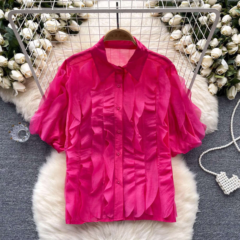 High Street Long Sleeve Tee Shirts Summer Printing Short Sleeve Pure Cotton Print Tshirt Stripe Lace Slim-fit Women's T Shirt Clothes Stretch Cas