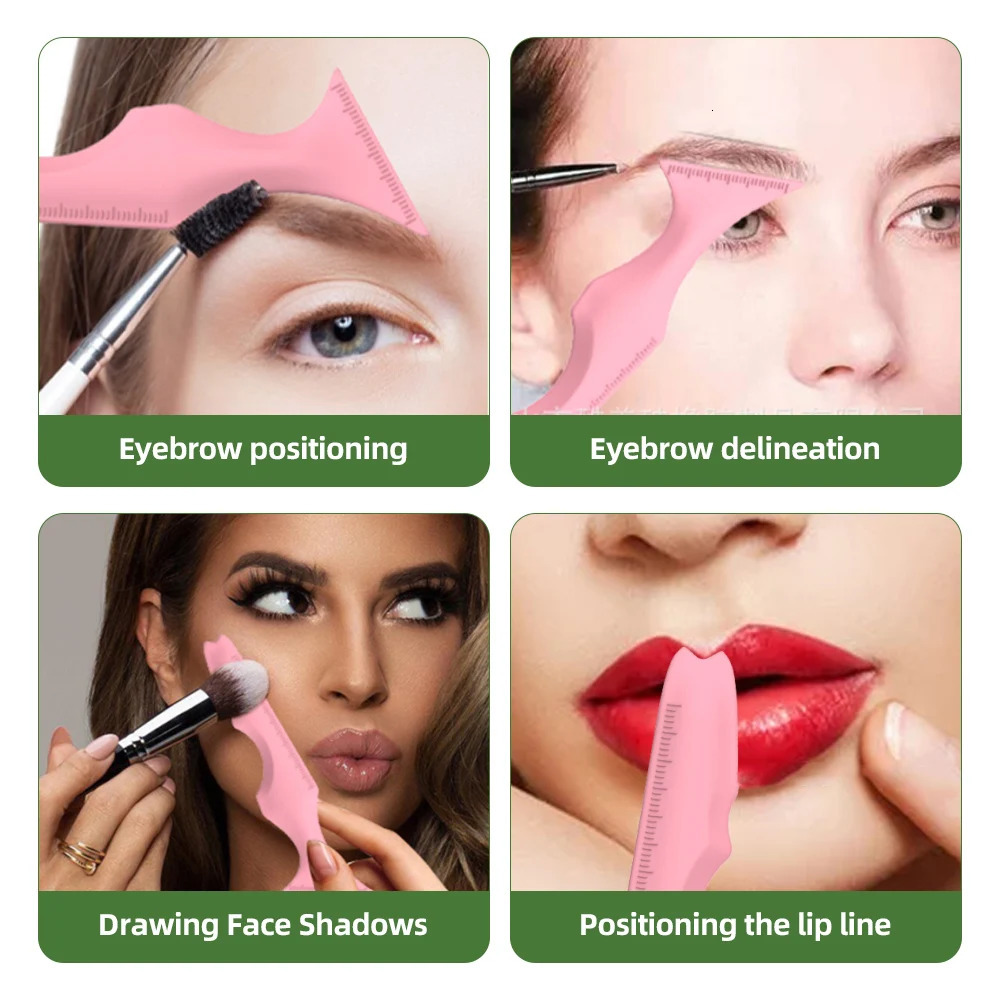 Silicone eyeliner indicator template wingtip makeup aid eyeliner tool reusable multi-function makeup aid 240715