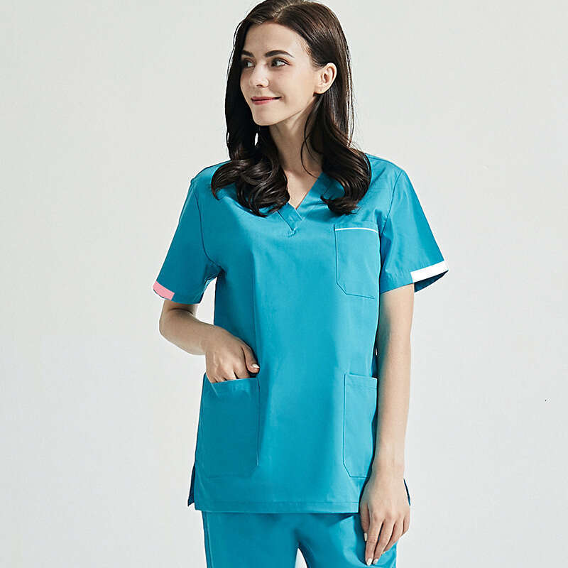 Niaa Hinn Undefined Scrubs for Women Uniform New Arrival Gentle Wind French Ventilation Business Affairs New Pattern Loose Waist Self-cultivation Temp