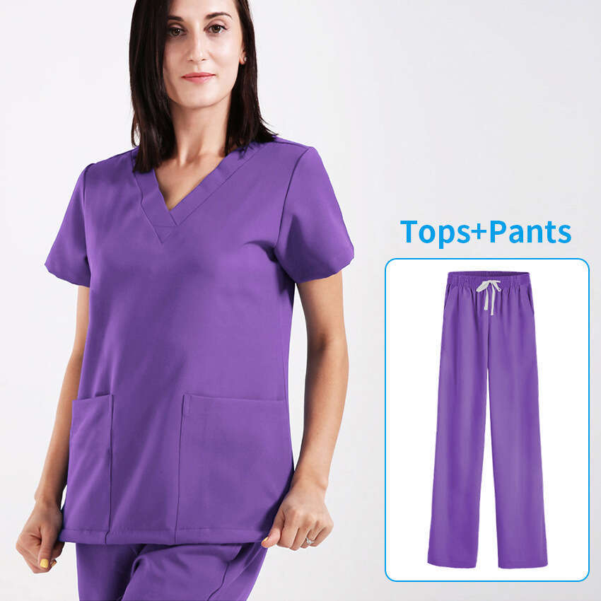 Niaa Hinn Scrub Set Scrubs New Arrival New Product Non-ironing Long Temperament Fashion Popular Solid Linen Loose Novelty Bifurcated Self-cultivation