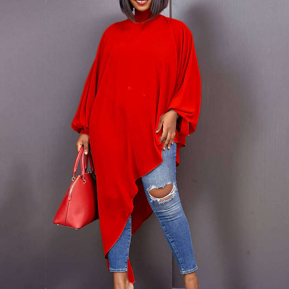 Ventilation 2022 Summer Chiffon Irregular Fashion Large Womens Loose Dress Autumn Dress Women Long Summer Dress Loose Bifurcated Pregnant Womens Dress
