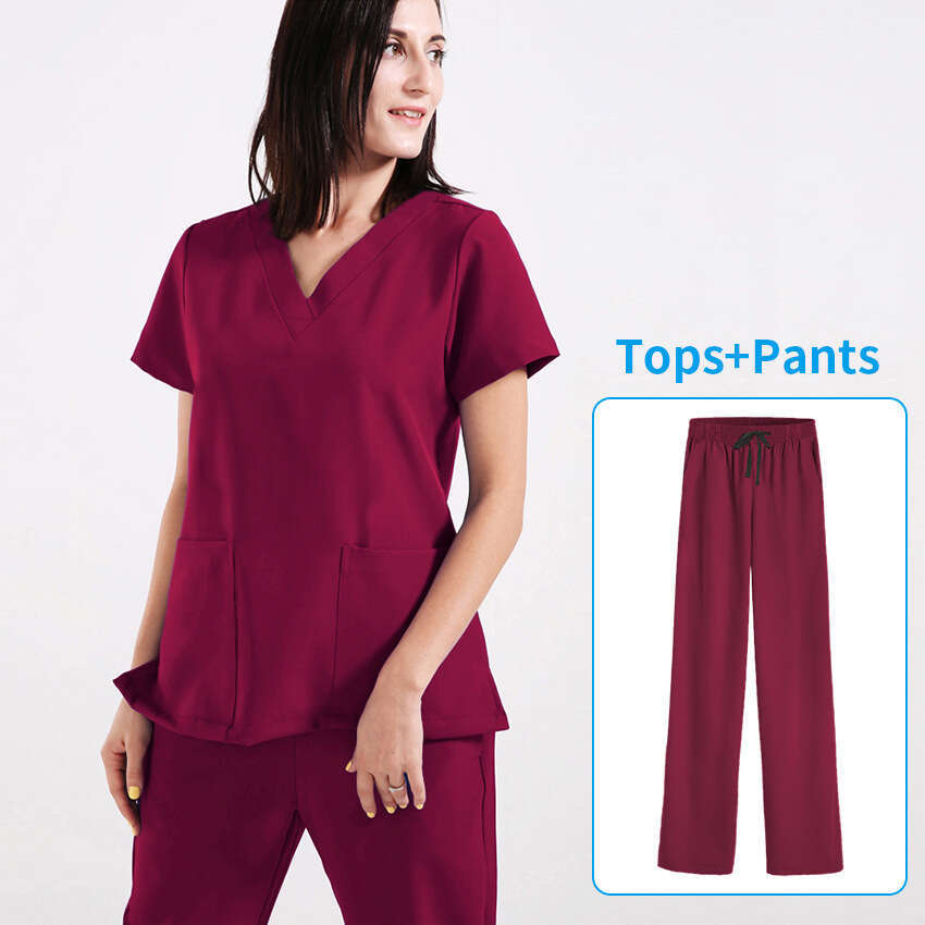 Niaa Hinn Scrub Set Scrubs New Arrival New Product Non-ironing Long Temperament Fashion Popular Solid Linen Loose Novelty Bifurcated Self-cultivation