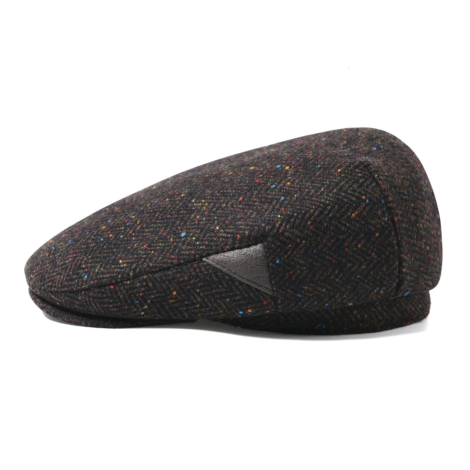 Jangoul Wool Tweed Herringbone Irish Cap Men Women Beret Cabbie Driver Hat sboy Caps Golf Ivy Flat Hats 240716