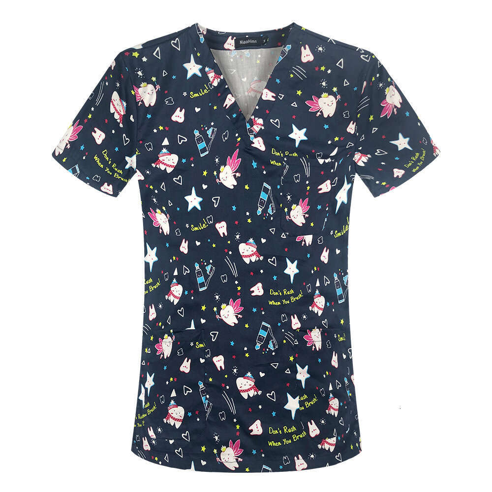 Niaa Hinn Undefined Scrub Set New Product New Arrival Washable Non-ironing Gentle Wind New Pattern Printing Business Affairs Novelty Self-cultivation 