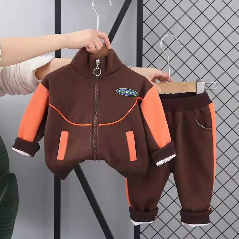 Clothing Sets Childrens Clothing Boys Spring And Autumn Clothing Set 2023 New Clothing Baby Handsome Childrens Sports Two-piece Set trendy