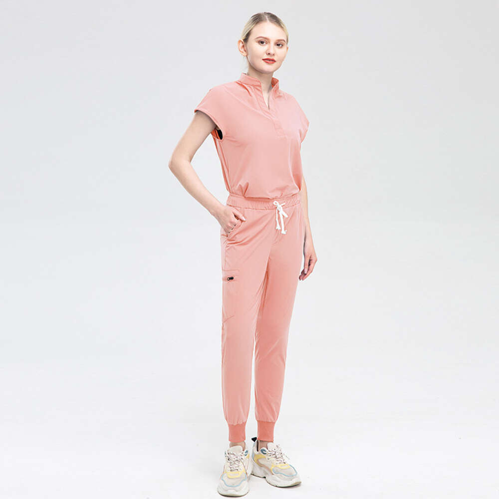 Niaa Hinn Scrub Set New Arrival New Product Show Thinness Washable High Elasticity New Pattern Business Affairs Sexy Temperament Short