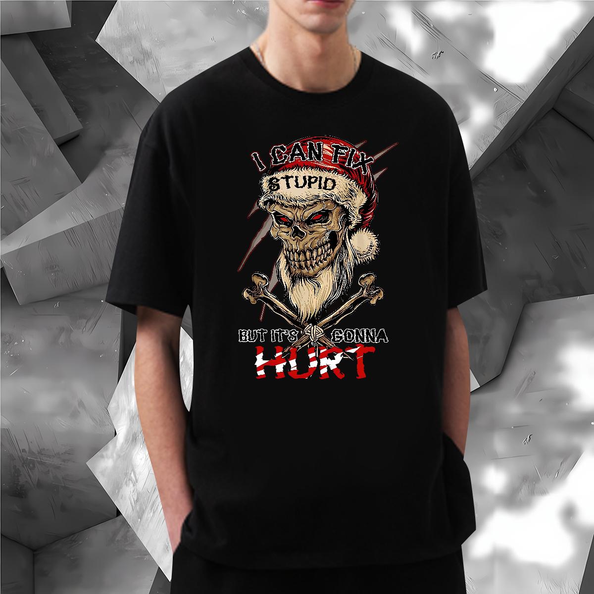 High Quality T-Shirts for Men Skeleton 230g 100% Cotton Street Short sleeve Cotton Soft Tshirts Designer Fashion Anime Tee Shirt