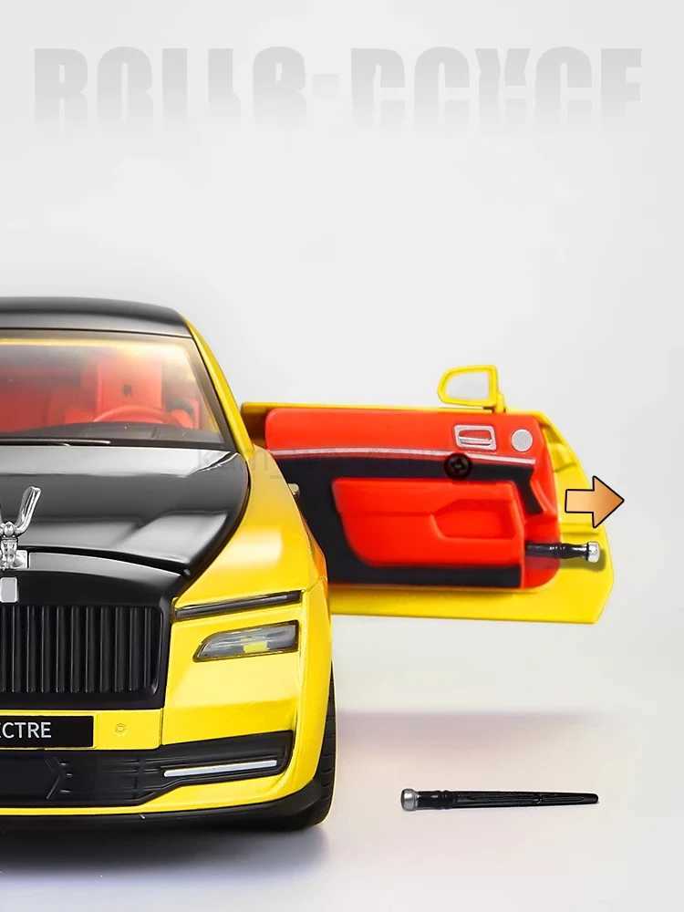 1 24 Rolls Royce Spectre Alloy Diecast Model Car Sound Light Collection Gifts Christmas Present For Boyfriend Birthday GiftsM240717