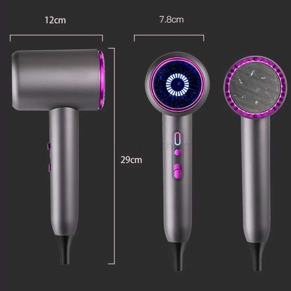 High Speed Hair Dryer Pro 2400W Hairdresser High Power Anion Hot Aold Air Control Salon Styling Tools Professional Hair DryerBkl240717