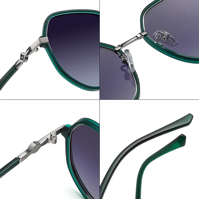 -75 -100 -125 Polarized Sunglasses Ultra-Light Tr90 Large Frame Glasses Face Covering Sunglasses for a Slim Look Female Fashion 240712