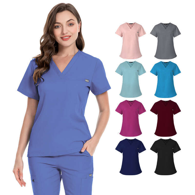 Niaa Hinn Scrubs Set Scrubs Designer Two Piece Set Women Undefined New Arrival Gentle Wind Washable Ventilation Solid New Pattern Leisure Time Sexy No